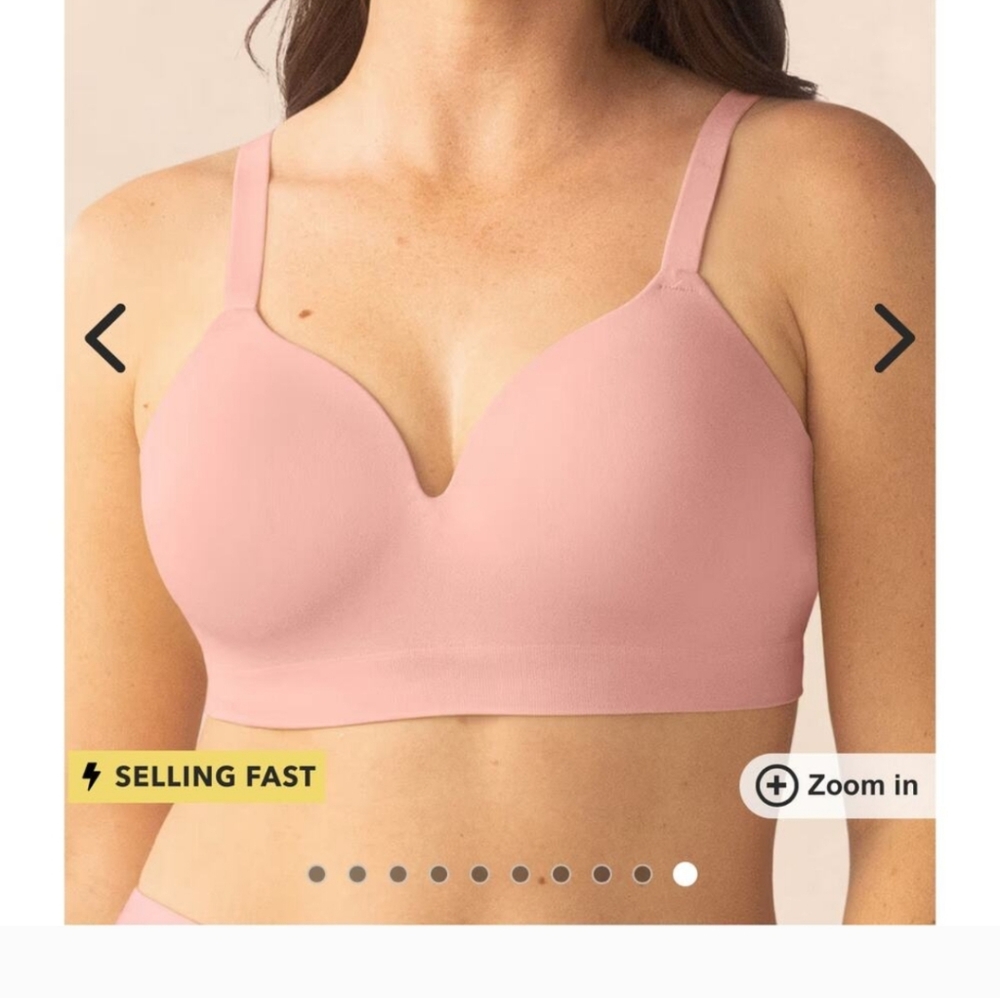 Seamless Pink Bra